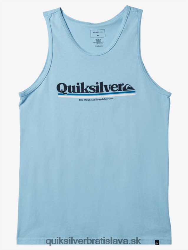 medzi riadkami tričko Quiksilver muži B80HXR1002 modrá obloha
