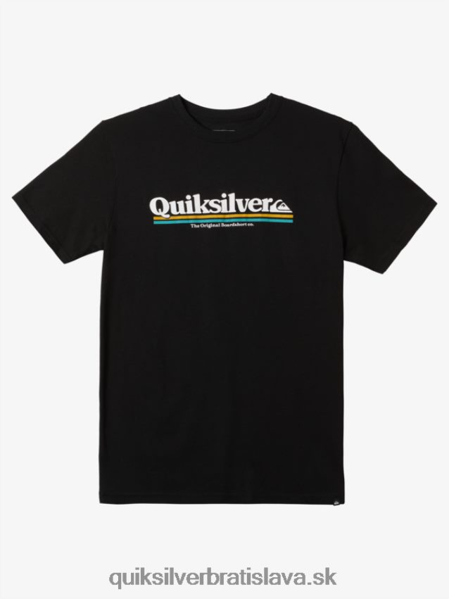 medzi riadkami tričko Quiksilver muži B80HXR976 čierna