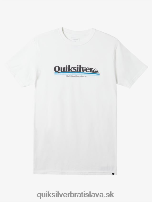 medzi riadkami tričko Quiksilver muži B80HXR978 biely