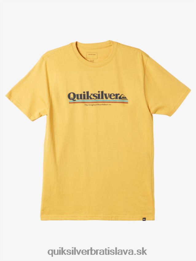 medzi riadkami tričko Quiksilver muži B80HXR979 svetlé zlato
