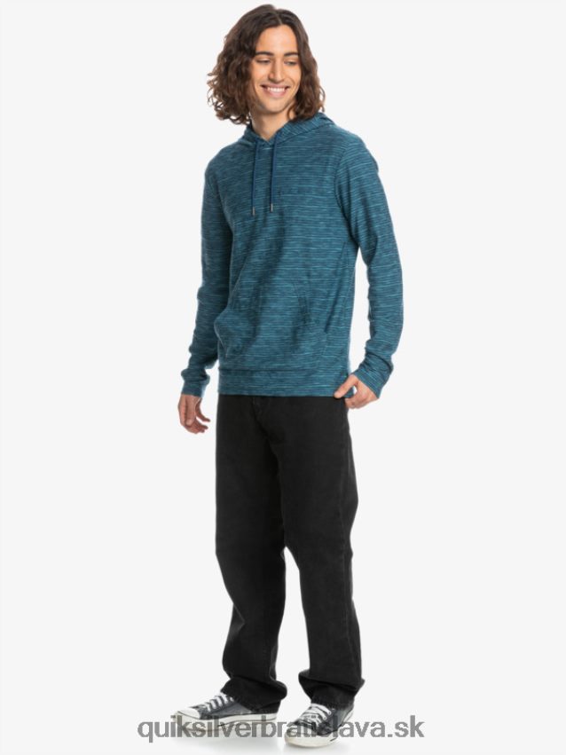 mikina s kapucňou kentin Quiksilver muži B80HXR1872 insígnie modrý kentin