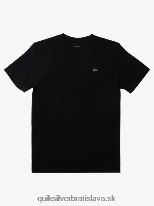 mw mini tričko s logom Quiksilver muži B80HXR109 čierna