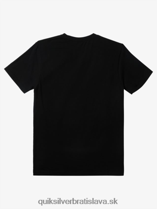 mw mini tričko s logom Quiksilver muži B80HXR109 čierna