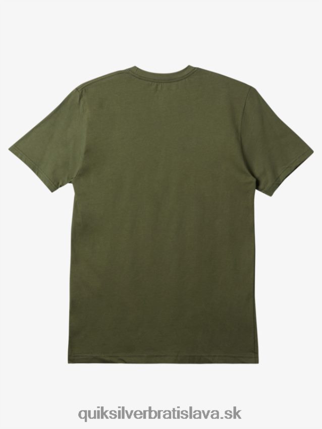 mw mini tričko s logom Quiksilver muži B80HXR112 štvorlístok