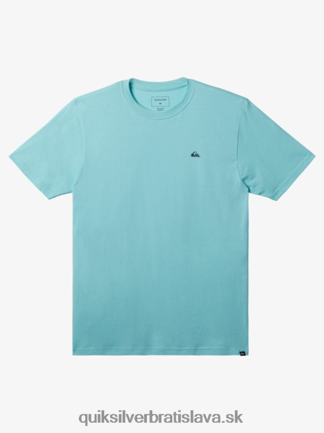 mw mini tričko s logom Quiksilver muži B80HXR113 anjelská modrá