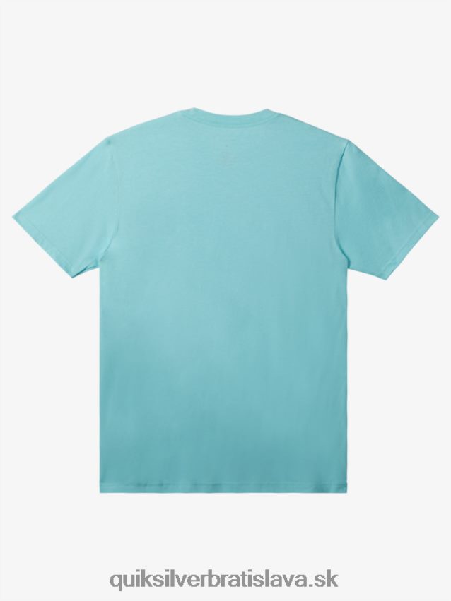 mw mini tričko s logom Quiksilver muži B80HXR113 anjelská modrá