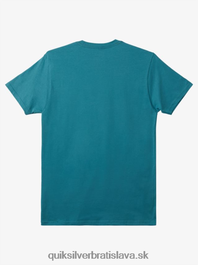 mw mini tričko s logom Quiksilver muži B80HXR114 bretónska modrá