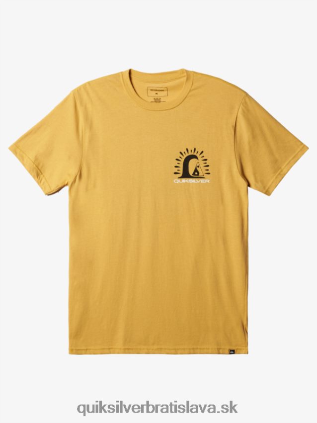 na okraji tričko Quiksilver muži B80HXR1504 okrová