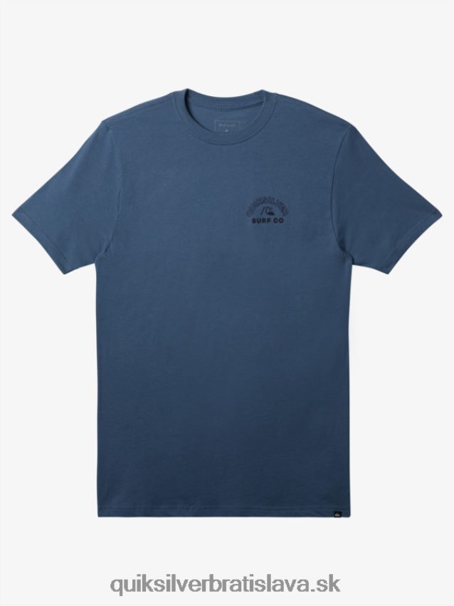 nadčasové spin tričko Quiksilver muži B80HXR105 Beringovo more
