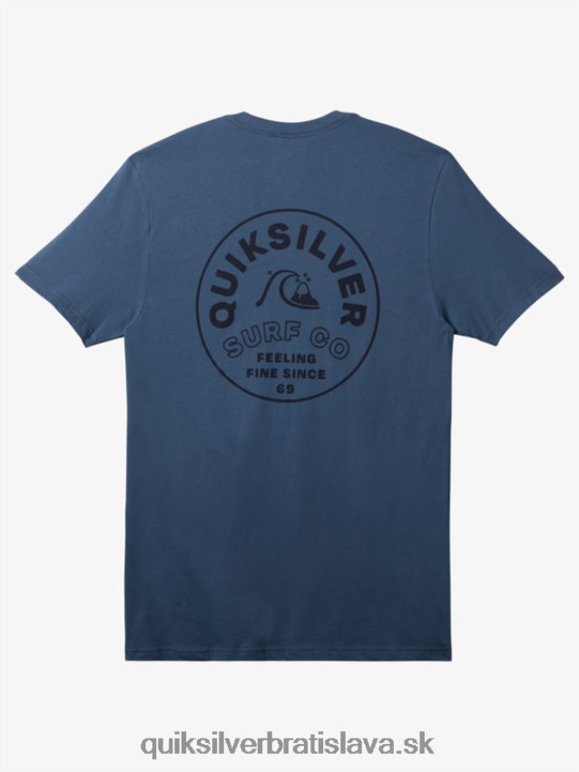nadčasové spin tričko Quiksilver muži B80HXR105 Beringovo more