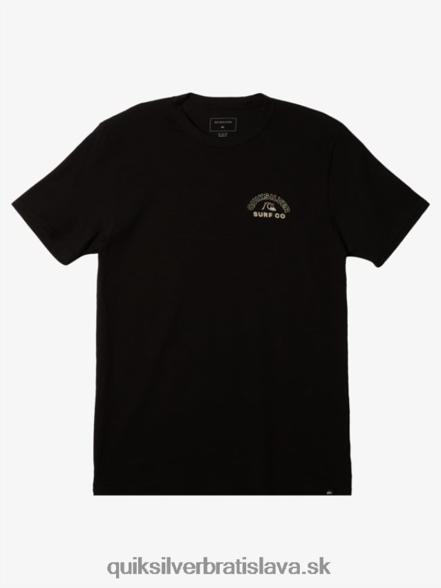 nadčasové spin tričko Quiksilver muži B80HXR106 čierna
