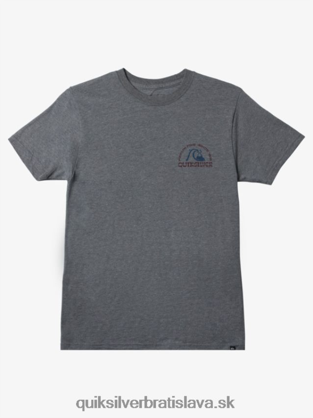 nové take mod tričko Quiksilver muži B80HXR1072 stredne sivý vres