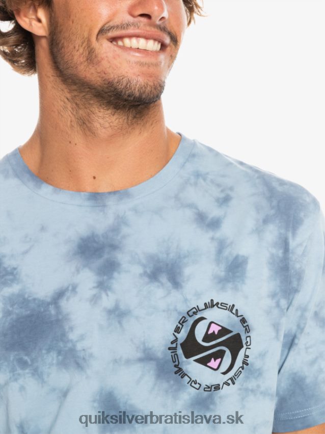omni circle tričko Quiksilver muži B80HXR1070 nebeská modrá