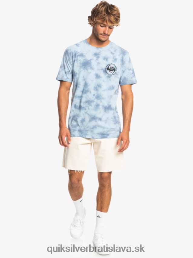 omni circle tričko Quiksilver muži B80HXR1070 nebeská modrá