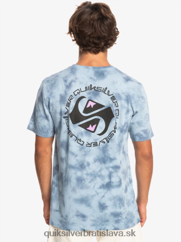 omni circle tričko Quiksilver muži B80HXR1070 nebeská modrá