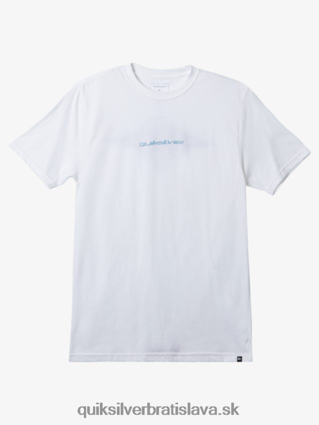 omni diamantové tričko Quiksilver muži B80HXR162 biely