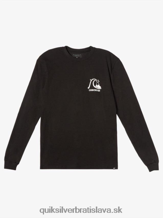 originálne ls tričko Quiksilver muži B80HXR999 čierna