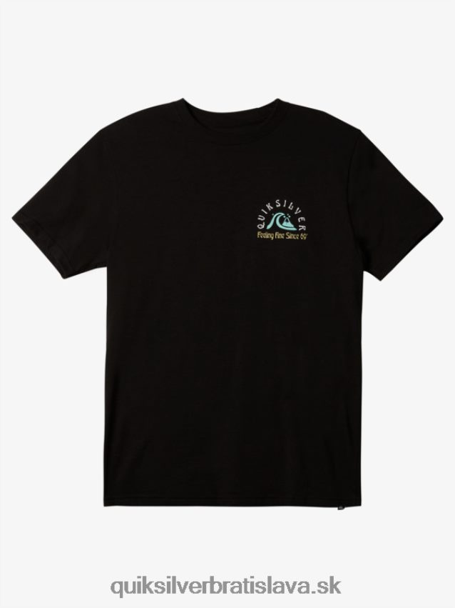 originálne sudové tričko Quiksilver muži B80HXR1172 čierna
