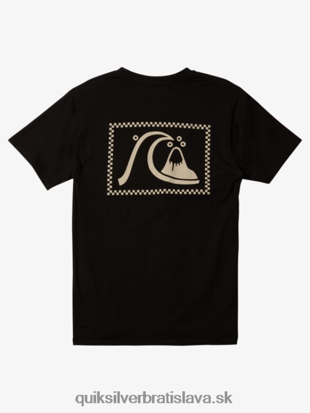 originálne tričko Quiksilver muži B80HXR1066 čierna