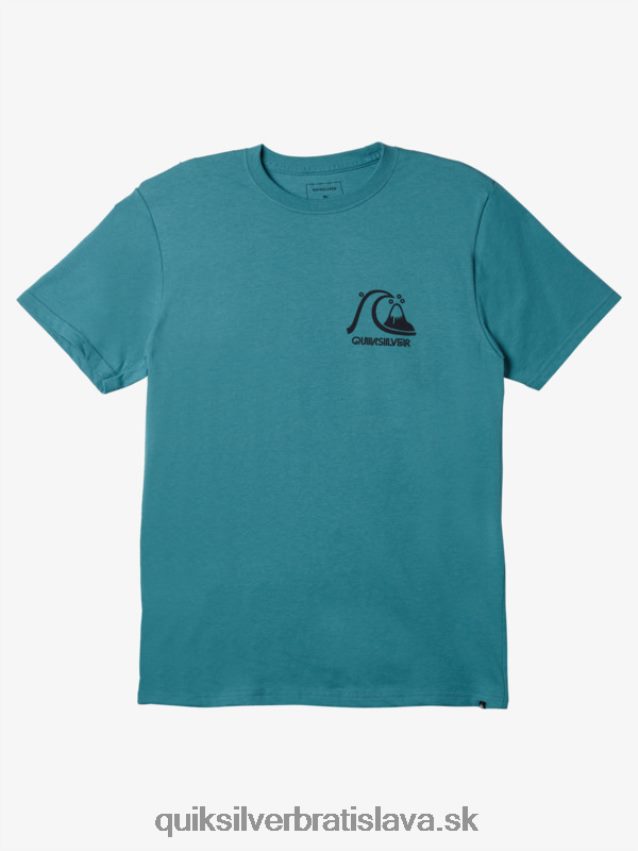 originálne tričko Quiksilver muži B80HXR1068 bretónska modrá