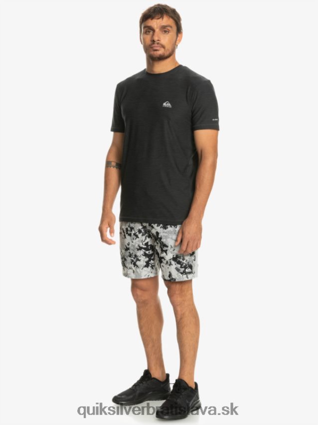 pobrežné bežecké tričko Quiksilver muži B80HXR1330 fantómový vres