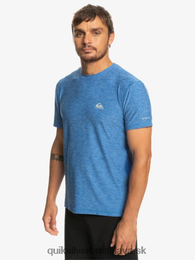 pobrežné bežecké tričko Quiksilver muži B80HXR1331 šnorchlovať modrá