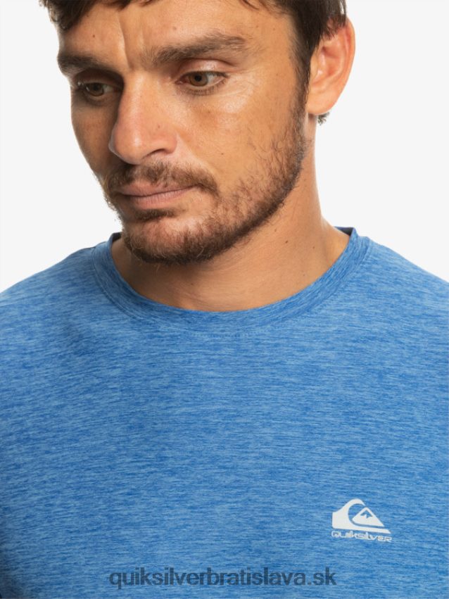 pobrežné bežecké tričko Quiksilver muži B80HXR1331 šnorchlovať modrá