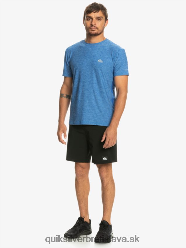 pobrežné bežecké tričko Quiksilver muži B80HXR1331 šnorchlovať modrá