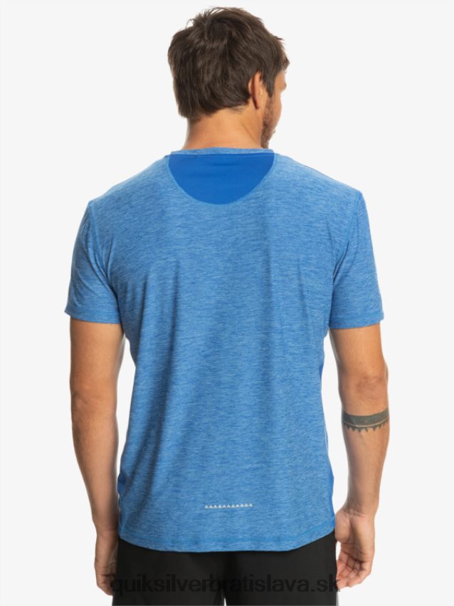 pobrežné bežecké tričko Quiksilver muži B80HXR1331 šnorchlovať modrá