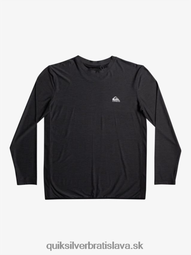 pobrežné bežecké tričko s dlhým rukávom Quiksilver muži B80HXR1348 fantómový vres