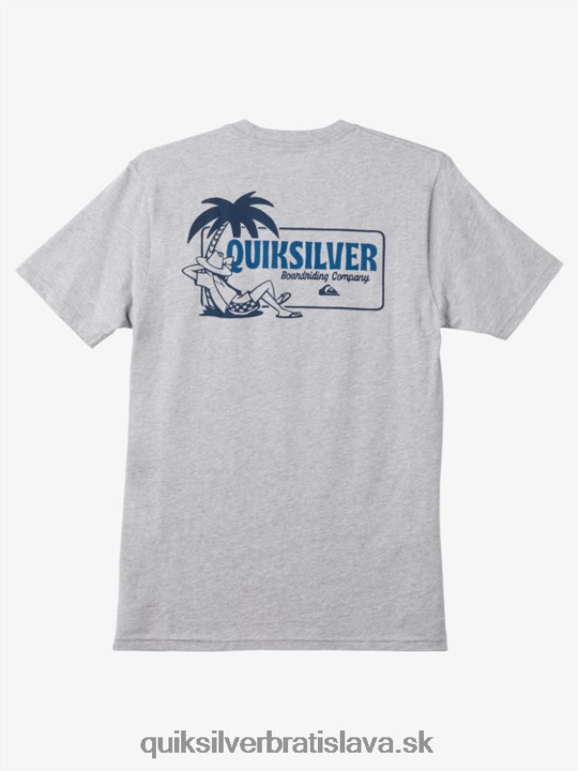 prestávkové tričko Quiksilver muži B80HXR1192 atletický vres