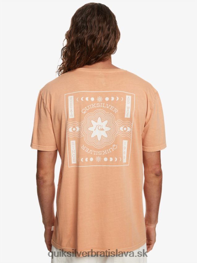 psyched tričko Quiksilver muži B80HXR754 medené opálenie