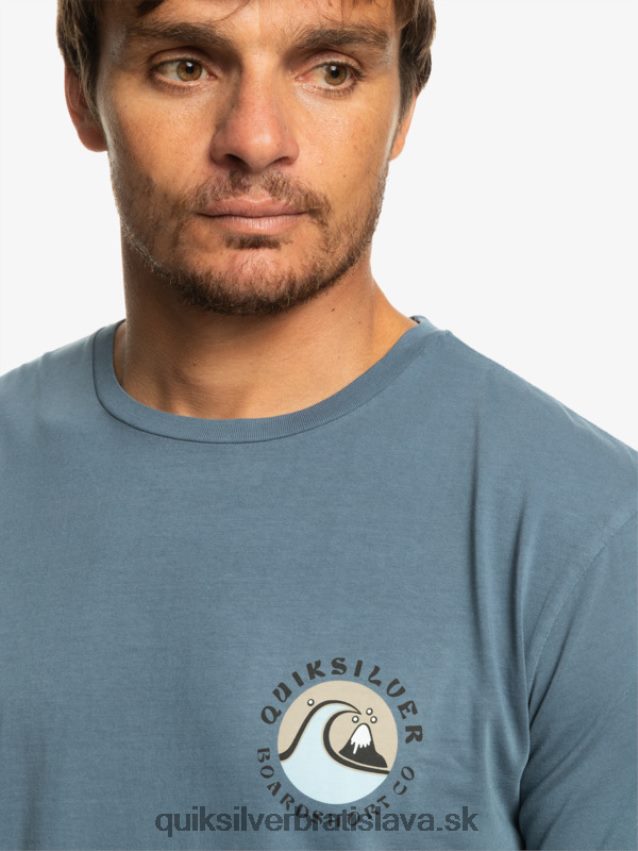 qs bublinkové tričko s pečiatkou Quiksilver muži B80HXR1158 Beringovo more