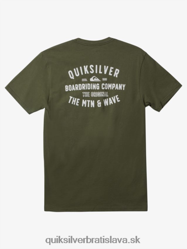 qs surf lockup tričko Quiksilver muži B80HXR959 štvorlístok
