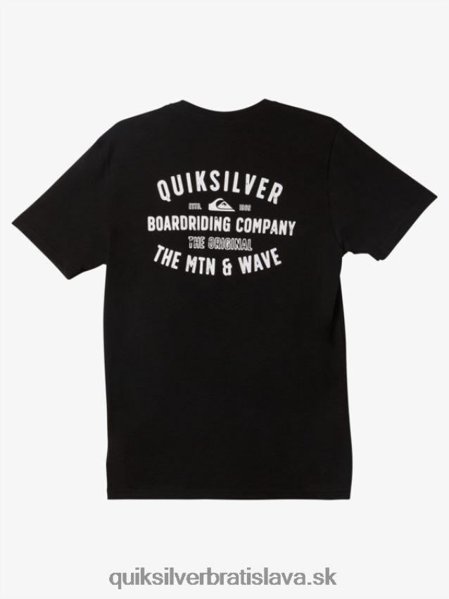 qs surf lockup tričko Quiksilver muži B80HXR960 čierna