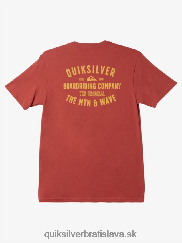 qs surf lockup tričko Quiksilver muži B80HXR961 marsala