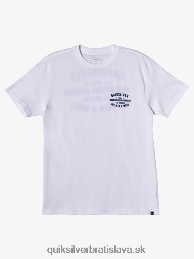 qs surf lockup tričko Quiksilver muži B80HXR962 biely