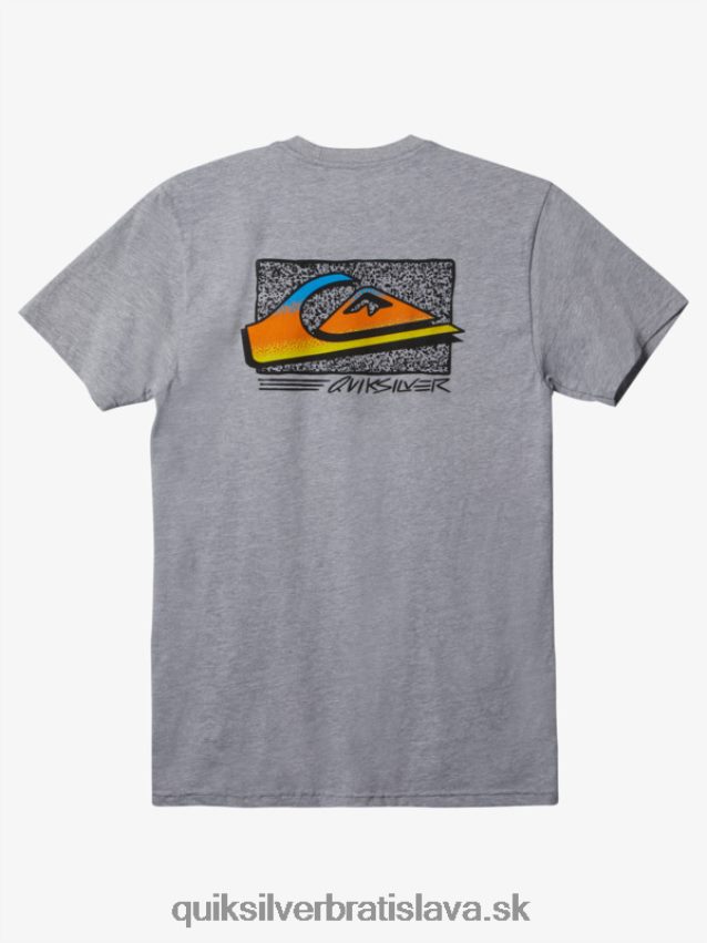 retro vyblednuté tričko Quiksilver muži B80HXR1111 atletický vres
