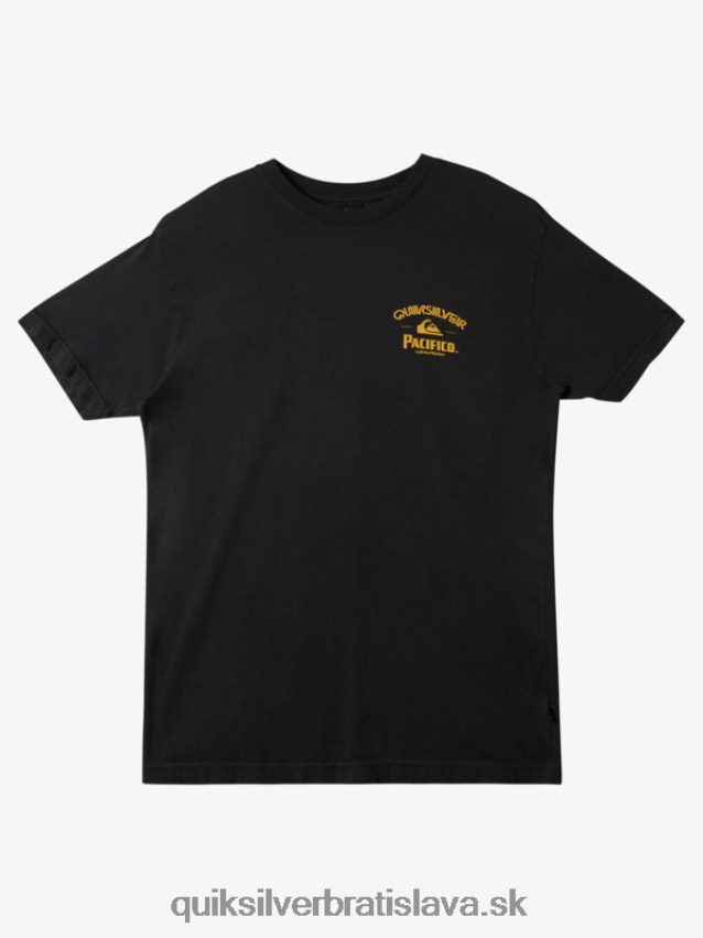 rovné strelecké tričko Quiksilver x Pacifico muži B80HXR8 asfaltka