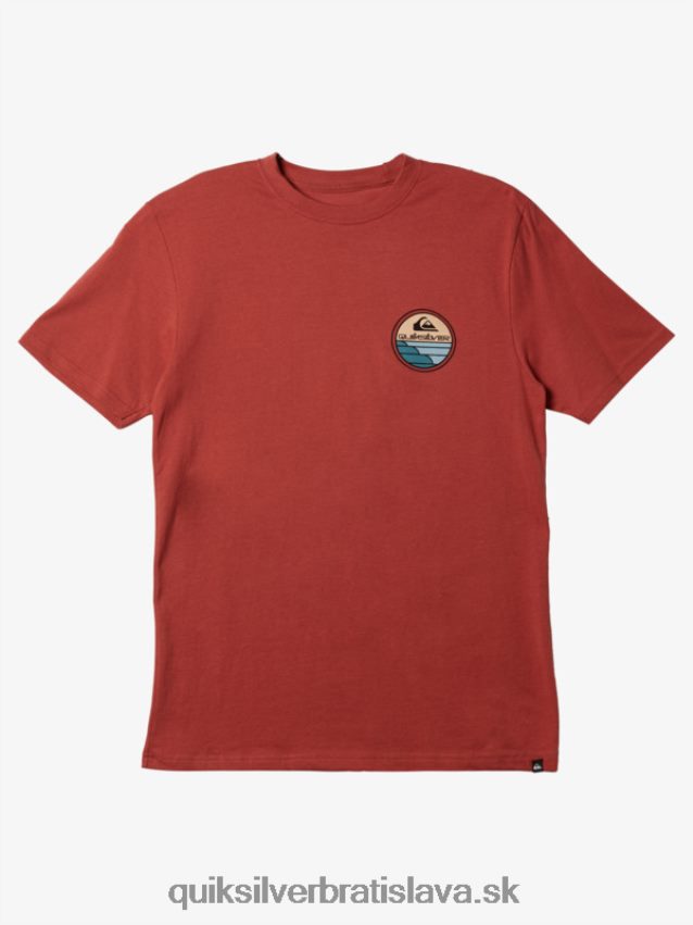 scénické tričko Quiksilver muži B80HXR1145 marsala