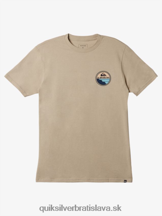 scénické tričko Quiksilver muži B80HXR1146 plaza taupe