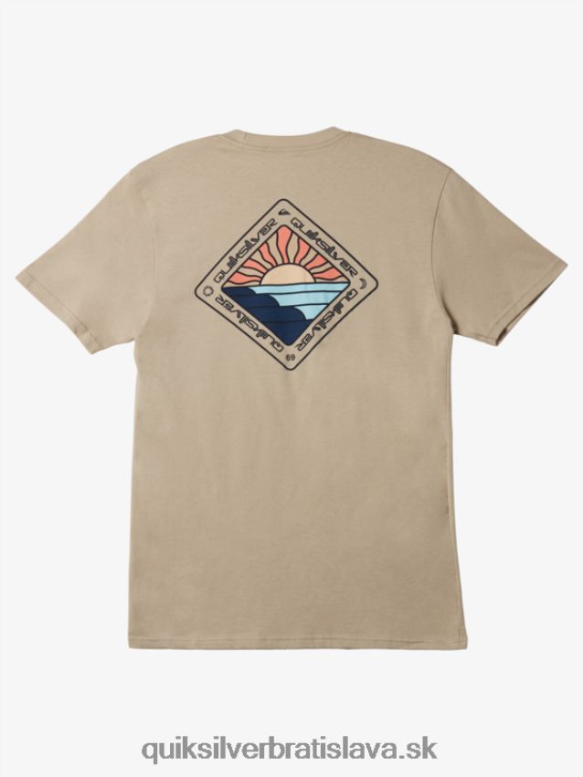 scénické tričko Quiksilver muži B80HXR1146 plaza taupe
