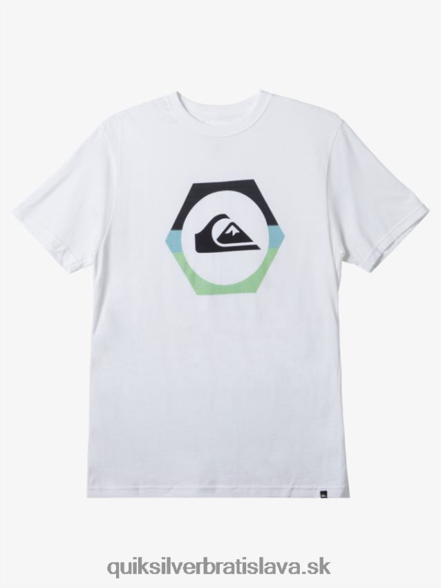shapeshifter tričko Quiksilver muži B80HXR227 biely