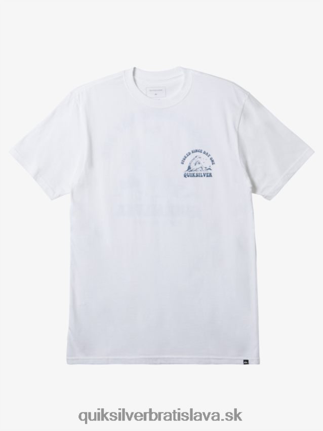 stoked od prvého dňa tričko Quiksilver muži B80HXR230 biely