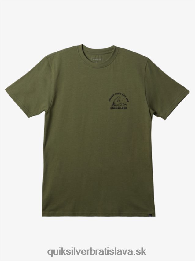 stoked od prvého dňa tričko Quiksilver muži B80HXR231 štvorlístok
