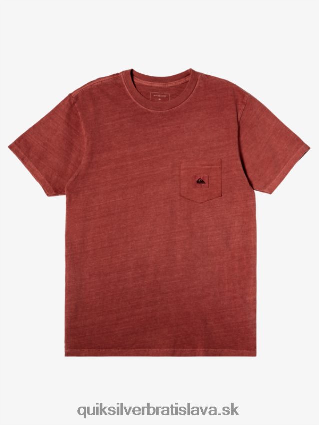 submisie tričko Quiksilver muži B80HXR1043 marsala