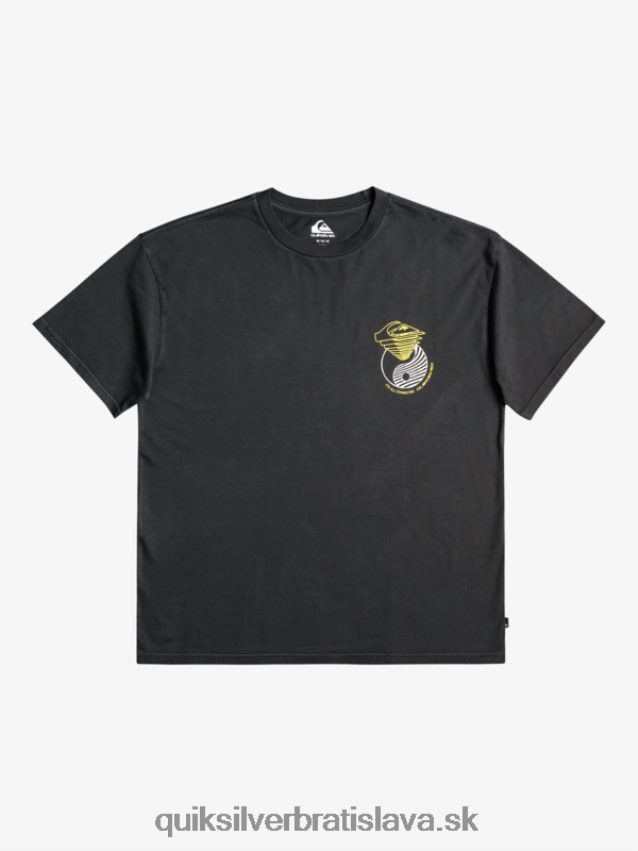 tam vonku tričko Quiksilver muži B80HXR1167 čierna