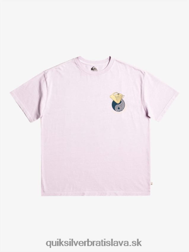 tam vonku tričko Quiksilver muži B80HXR1168 pastelová lila