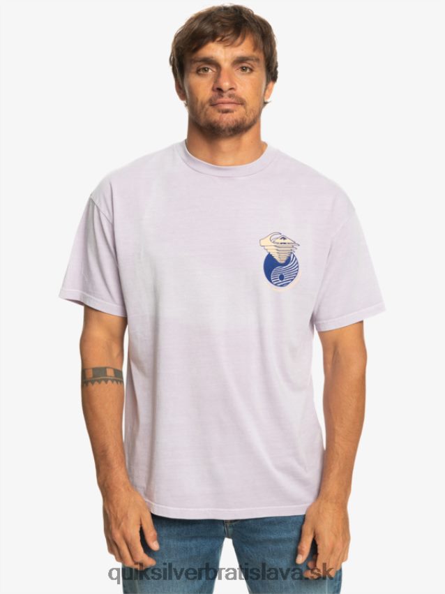 tam vonku tričko Quiksilver muži B80HXR1168 pastelová lila