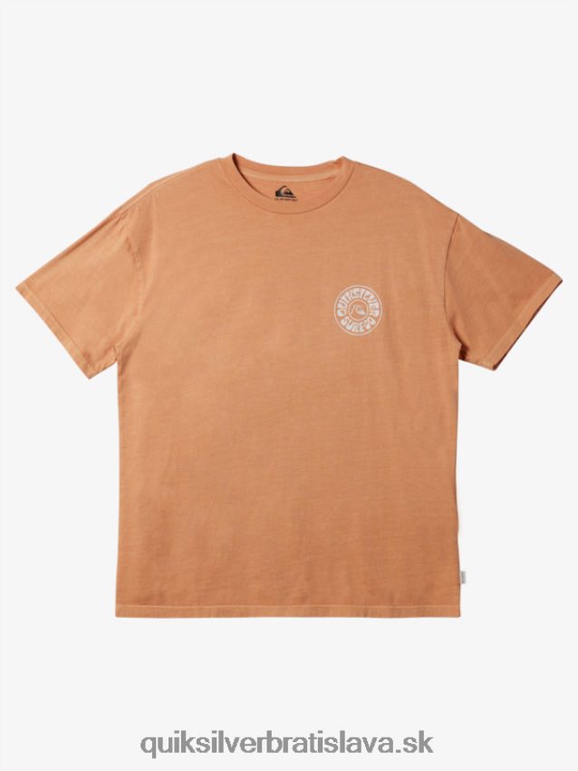 tričko cudzincov Quiksilver muži B80HXR753 medené opálenie